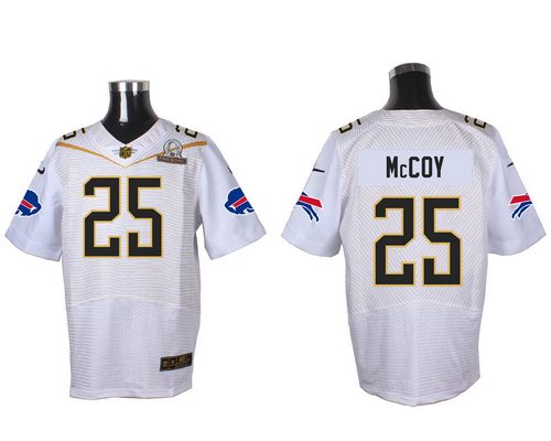 Nike Bills #25 LeSean McCoy White 2016 Pro Bowl Men's Stitched NFL Elite Jersey